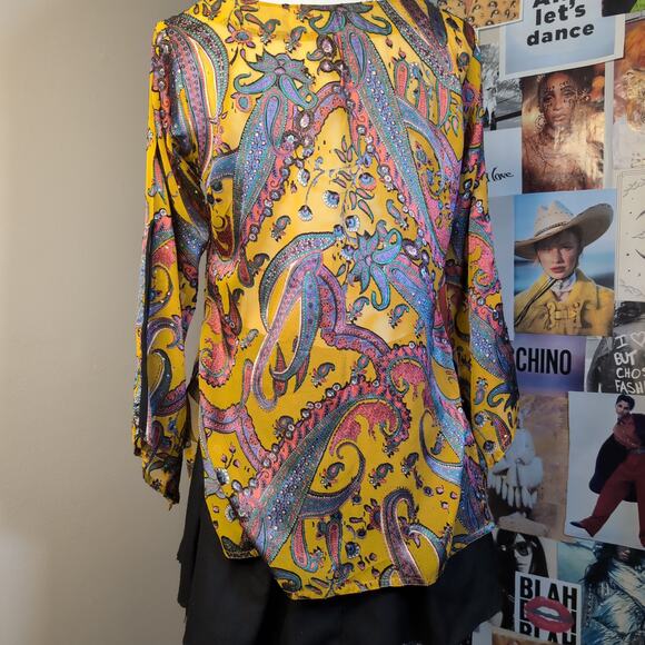 Vintage Whimsygoth Velvet Top - Picture 6 of 7